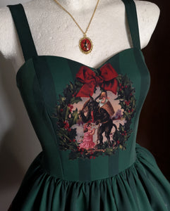 Krampus Green Dress