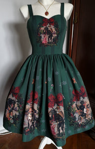 Krampus Green Dress